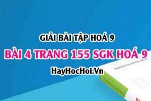 Giải bài 4 trang 155 SGK Hoá 9: Tính chất vật lí, tính chất hoá học của Saccarozơ